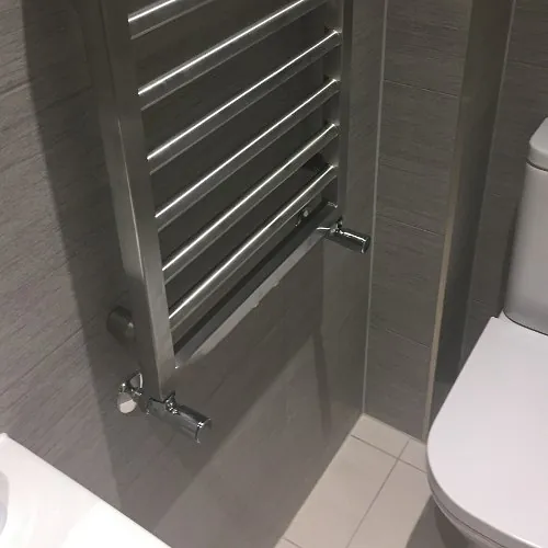 Stone Heat Ltd - Cloak Room - Towel Rail - Loughton 